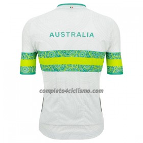 Maglia 2023 Nazionale Australia Manica Corta Verde Bianco